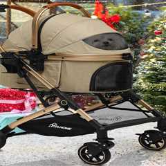 YITAHOME 3-in-1 Pet Stroller - Foldable Dog Pram & Car Seat