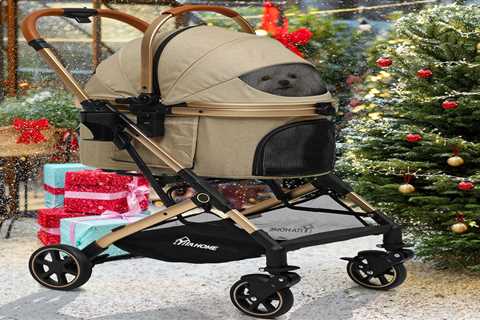 YITAHOME 3-in-1 Pet Stroller - Foldable Dog Pram & Car Seat